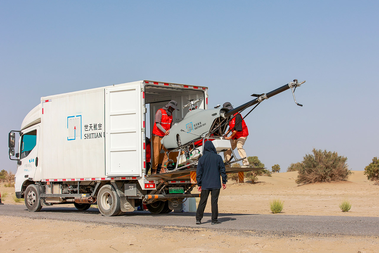 Drone Deployment from Transport